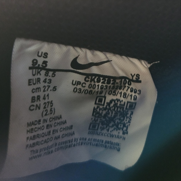 Nike Air Force 1 Low Sunburst  Mens Sneakers CK9282-100 - Picture 9 of 9